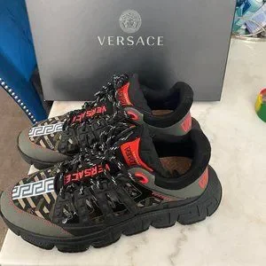Versace  Men\'s Trigreca Nylon Sneakers Men\'s Size 44/11D US Versace Men main image 3